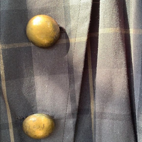 Dear Creatures plaid cape with hood - Picture 8 of 13